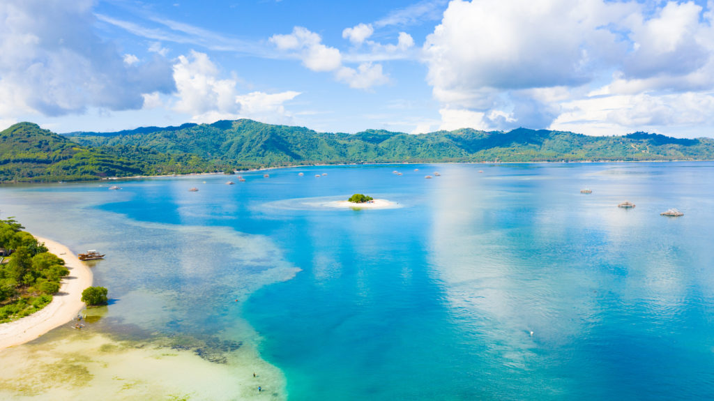 aerial view of Gili Kedis 